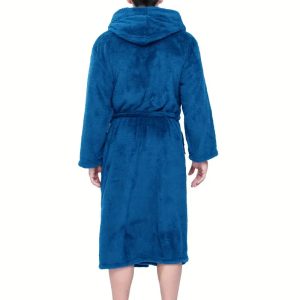 Peignoir avec Capuche Doux et Chaud