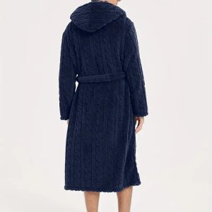Peignoir D’hiver à Capuche pour Hommes