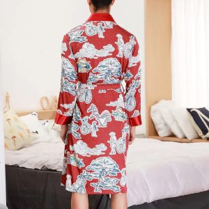 Peignoir Kimono de Bain Style Ancien