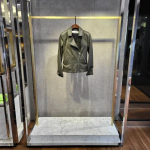 BLOUSON "CLOÉ" EN CUIR STRECH