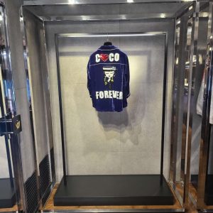 "COCO FOREVER" SILK VELVET PYJAMA SHIRT