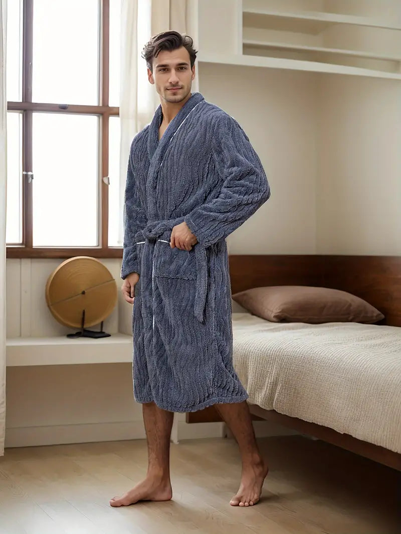 Peignoir en Éponge Épaisse et Douce – Image 5