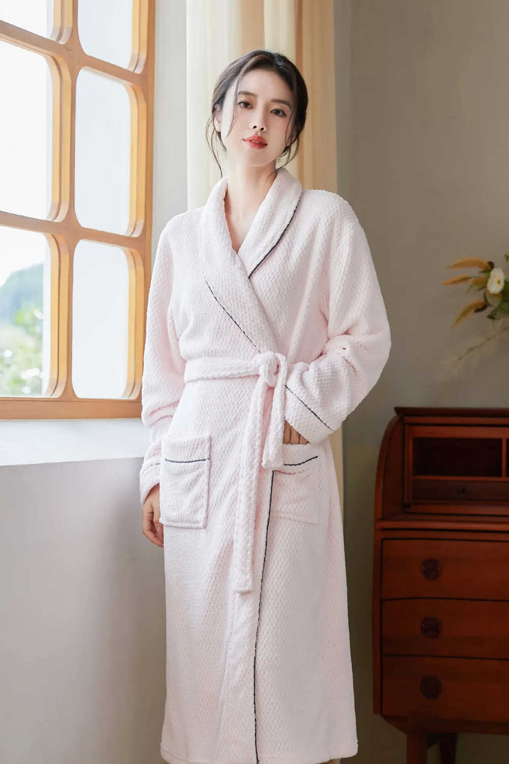 Peignoir d’Hiver Chaud pour Femme – Image 5