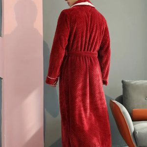 Peignoir Épais et Chaud en Éponge