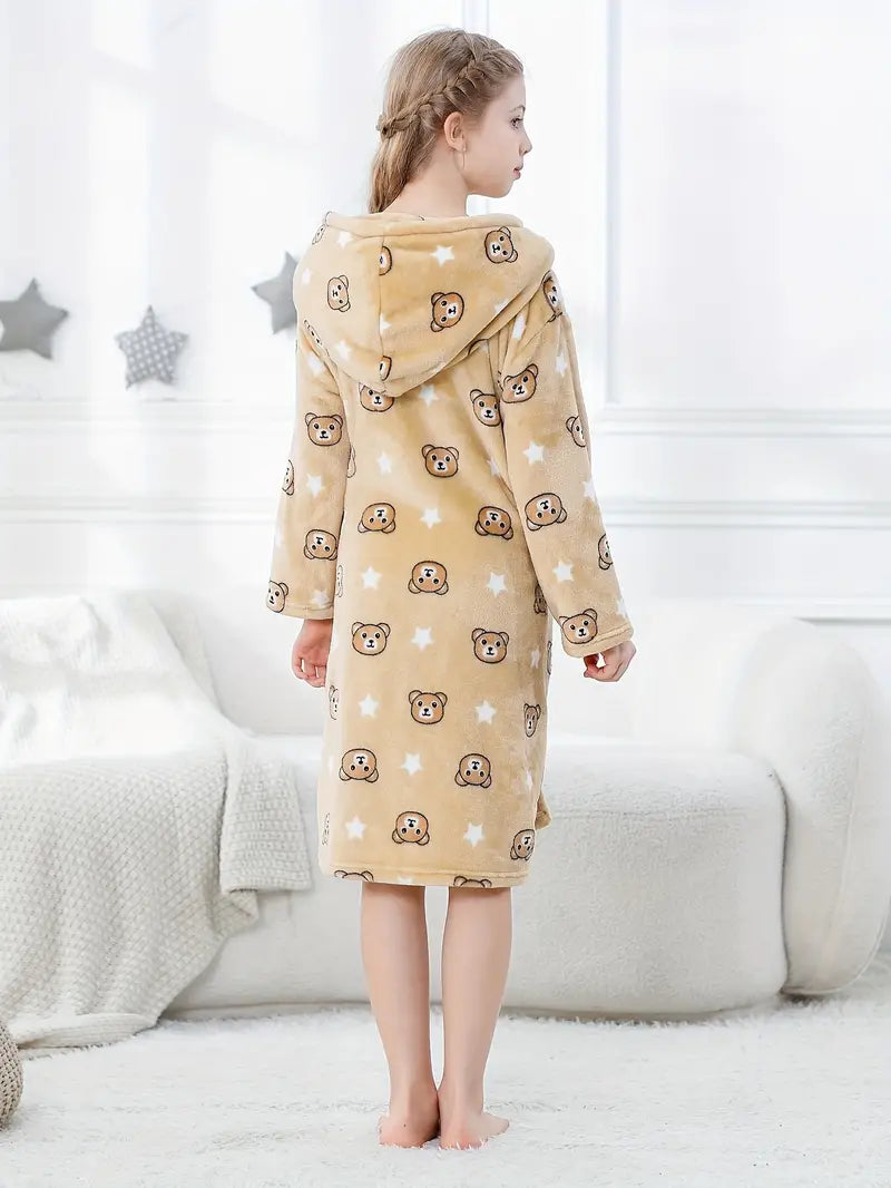 Peignoir de Bain Enfant avec Motif