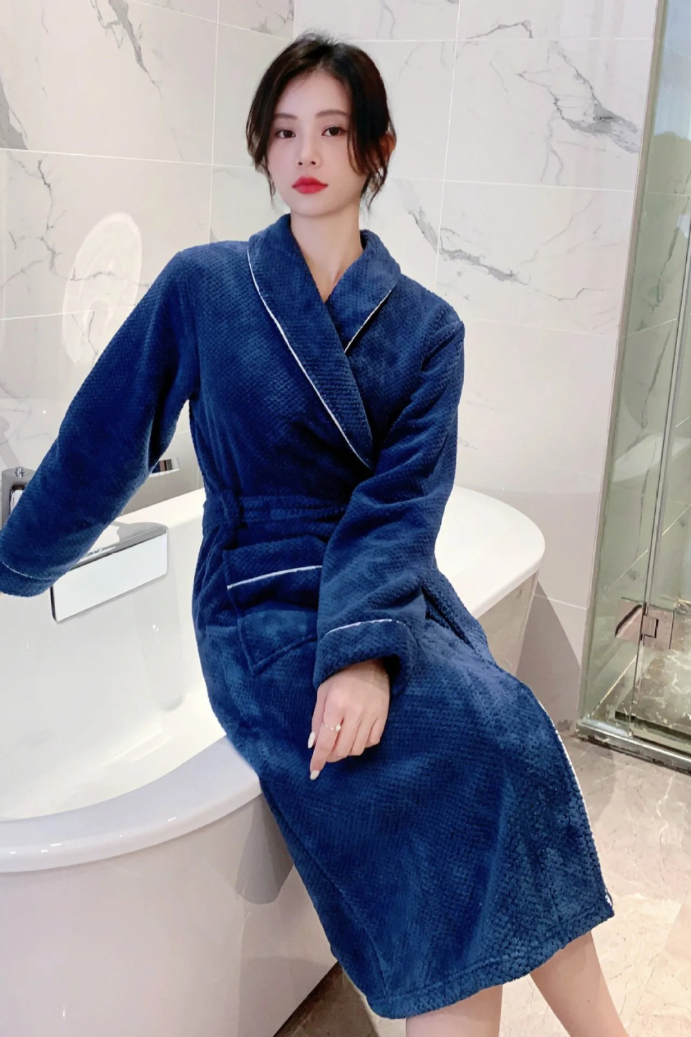 Peignoir d’Hiver Chaud pour Femme – Image 6