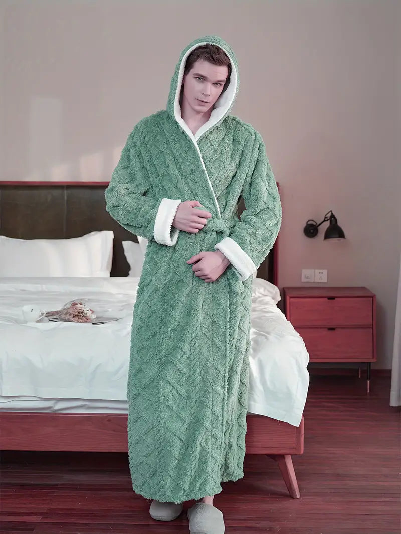 Peignoir à Capuche Épais Éponge – Image 3