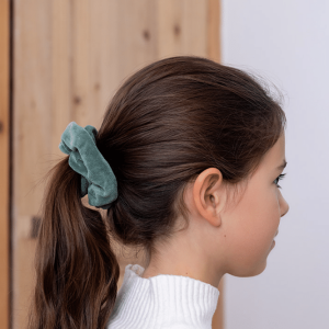 Les Petits Chouchous Velours Pyjama Gris vert