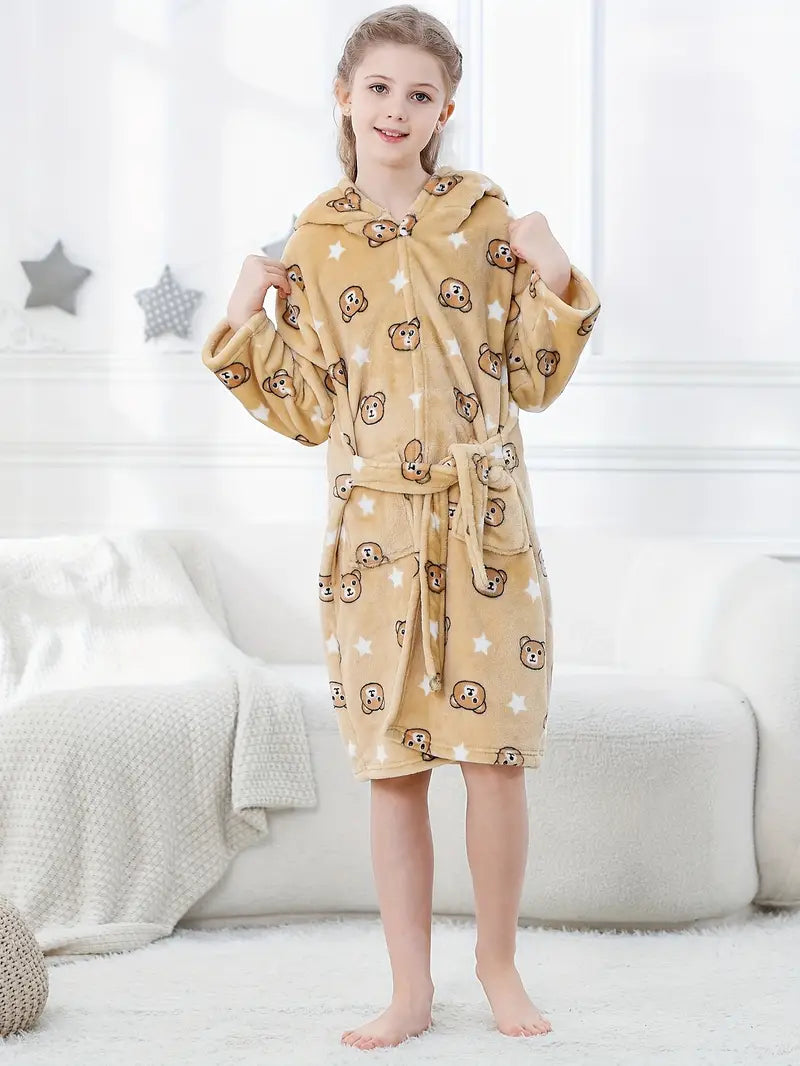 Peignoir de Bain Enfant avec Motif – Image 3
