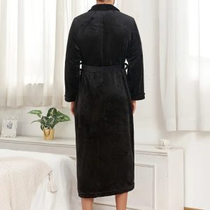 Peignoir de Bain Simple et Chaud Polaire