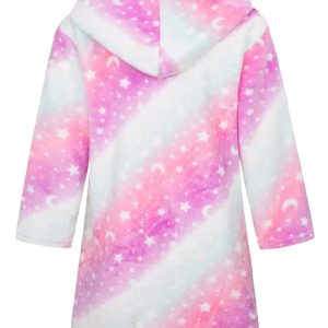 Peignoir de Bain Enfant avec Motif Étoile