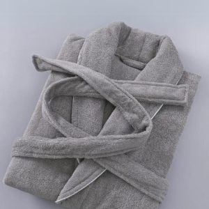 Peignoir Éponge Gris Foncé