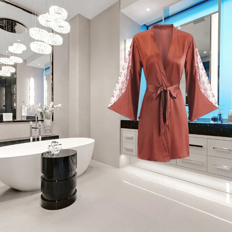 Ensemble Nuisette Peignoir Kimono