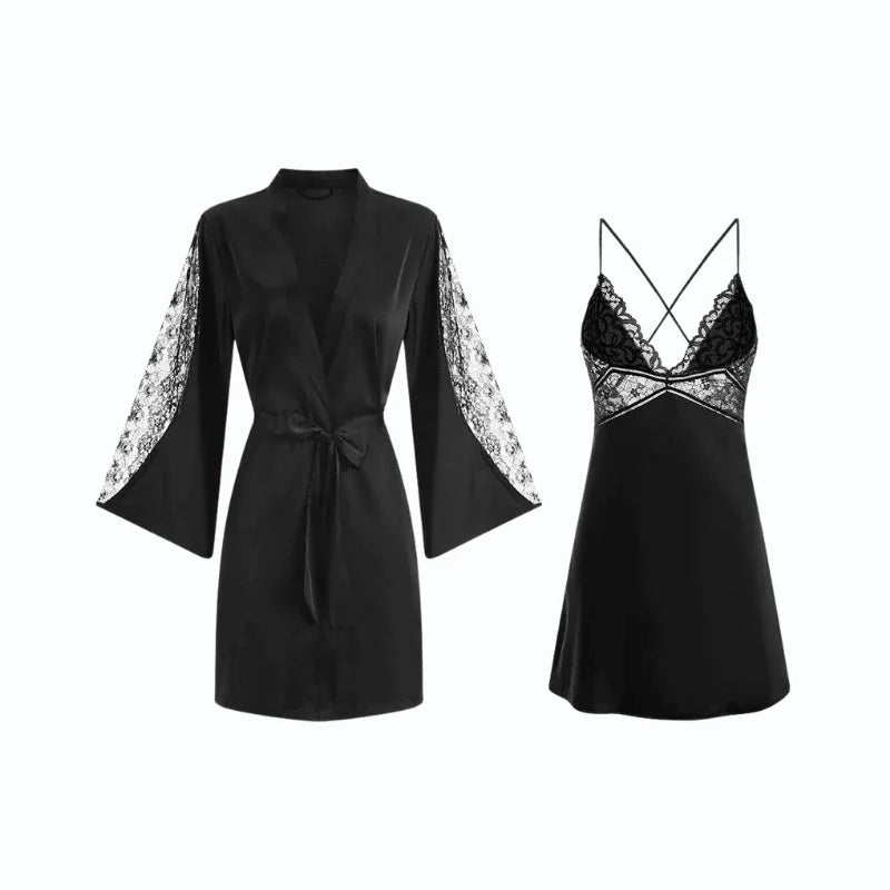 Ensemble Nuisette Peignoir Kimono – Image 4