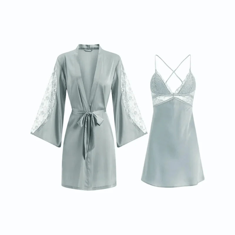 Ensemble Nuisette Peignoir Kimono – Image 6