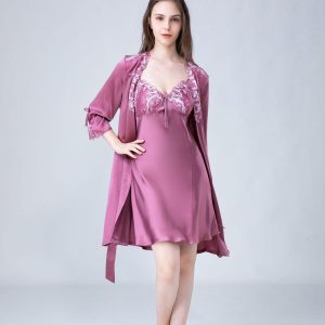 Ensemble Soie Violet