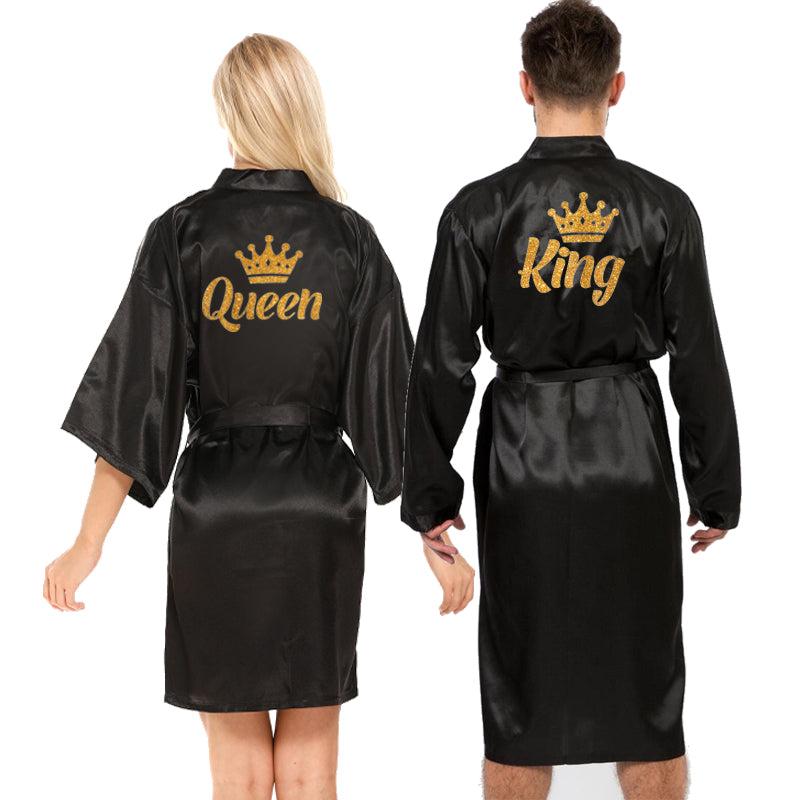 Veste Peignoir King Noir – Image 3