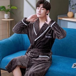 Peignoir  soie de Bain Homme