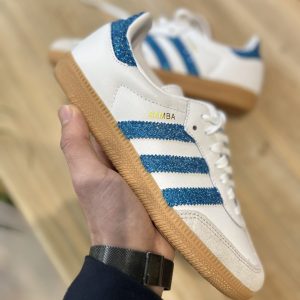Adidas Samba – Glitter Blue