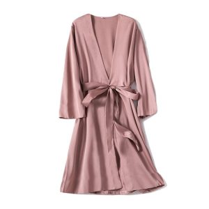 Kimono Peignoir Femme Rose