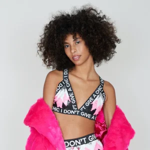 "LOVE EVERYONE" SEQUIN BRA TOP