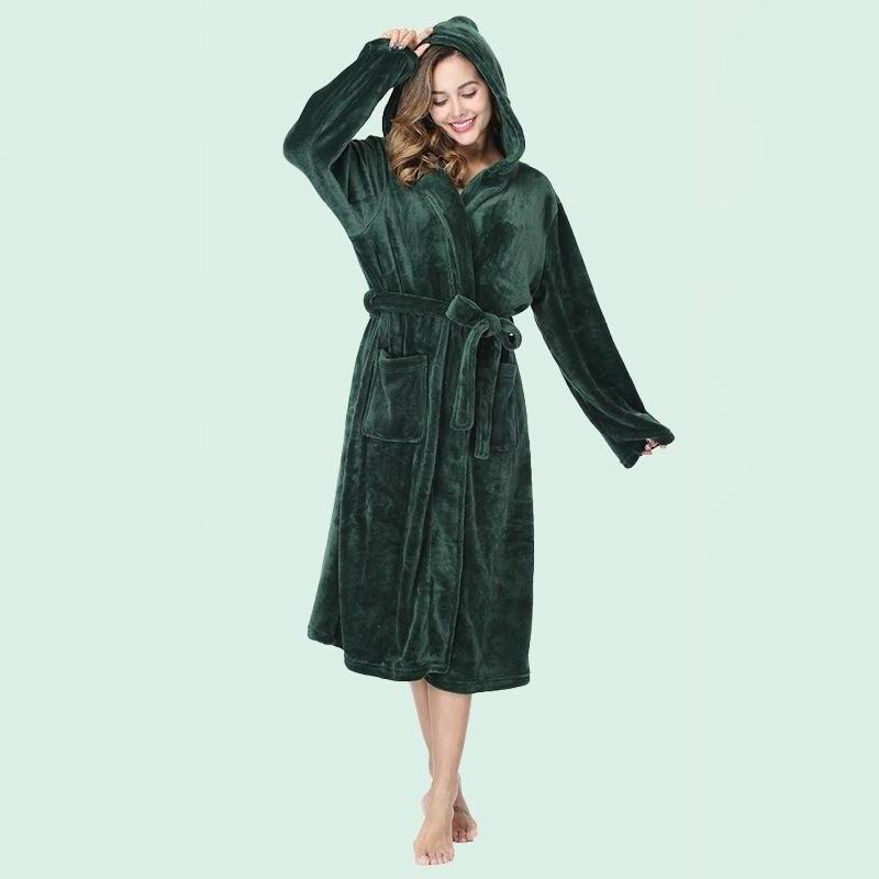 Peignoir Col Chale Femme – Image 3