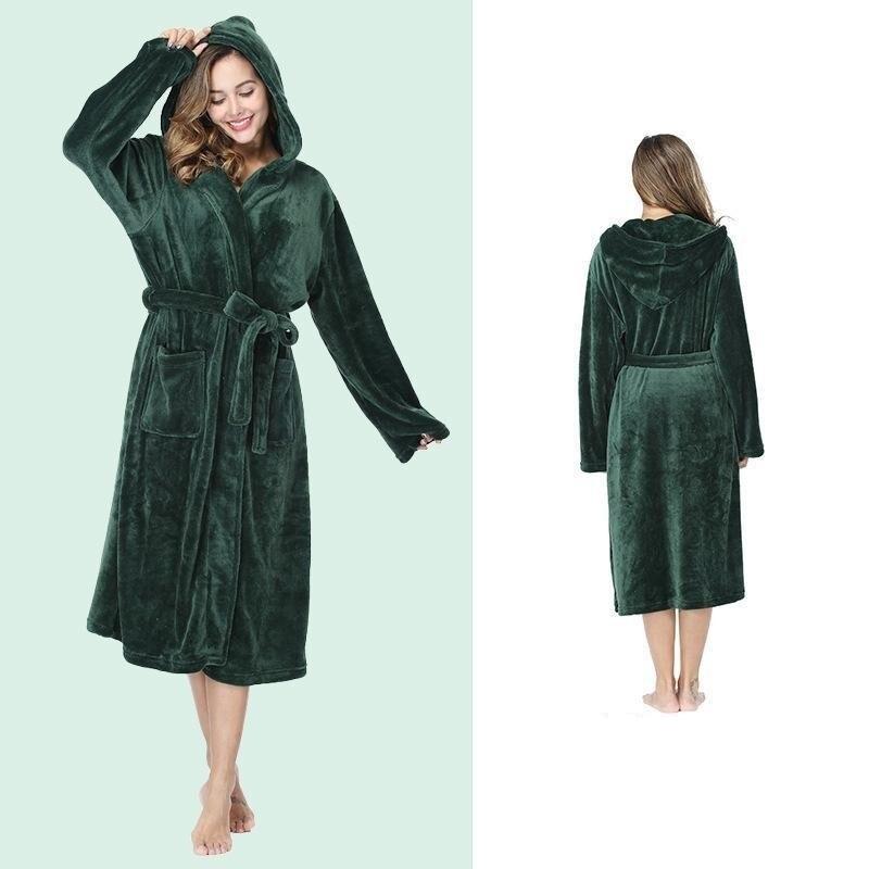 Peignoir Col Chale Femme