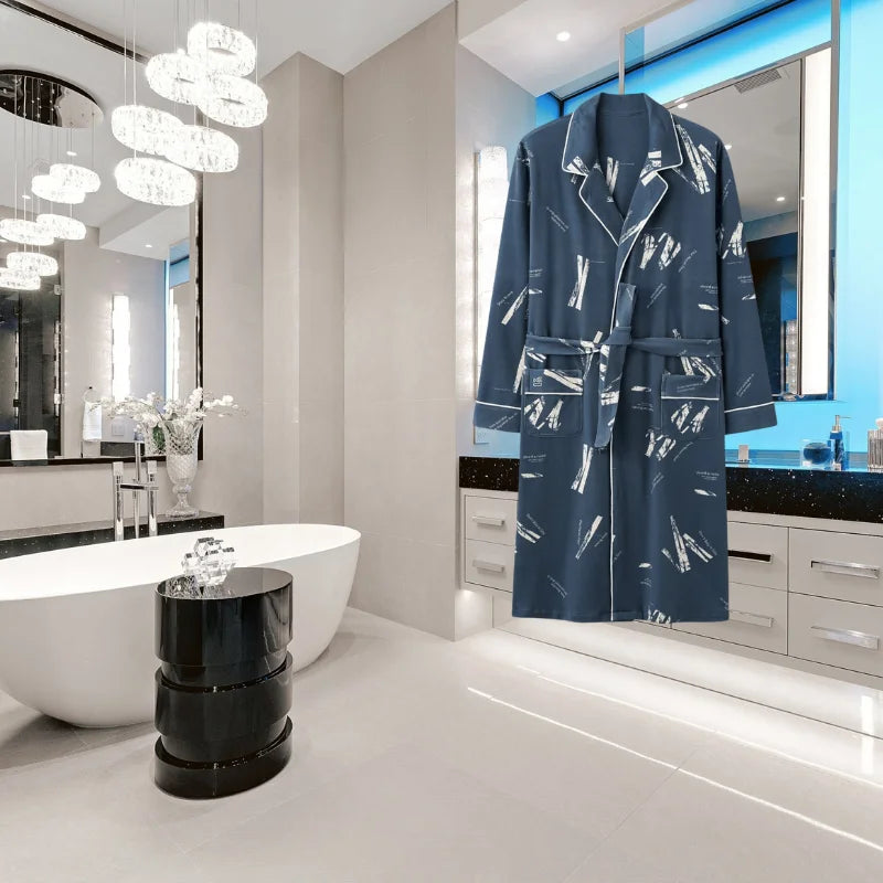 Peignoir Coton Bio Unisexe – Image 2