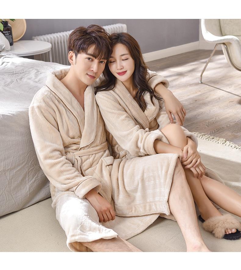 Veste Peignoir de Bain Beige – Image 2