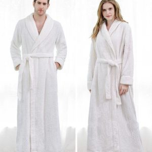 Peignoir Femme Blanc Doux