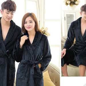 Peignoir soie Femme Flanelle