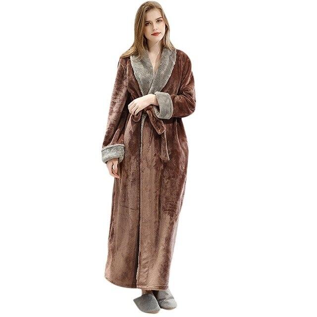 Peignoir Femme Marron