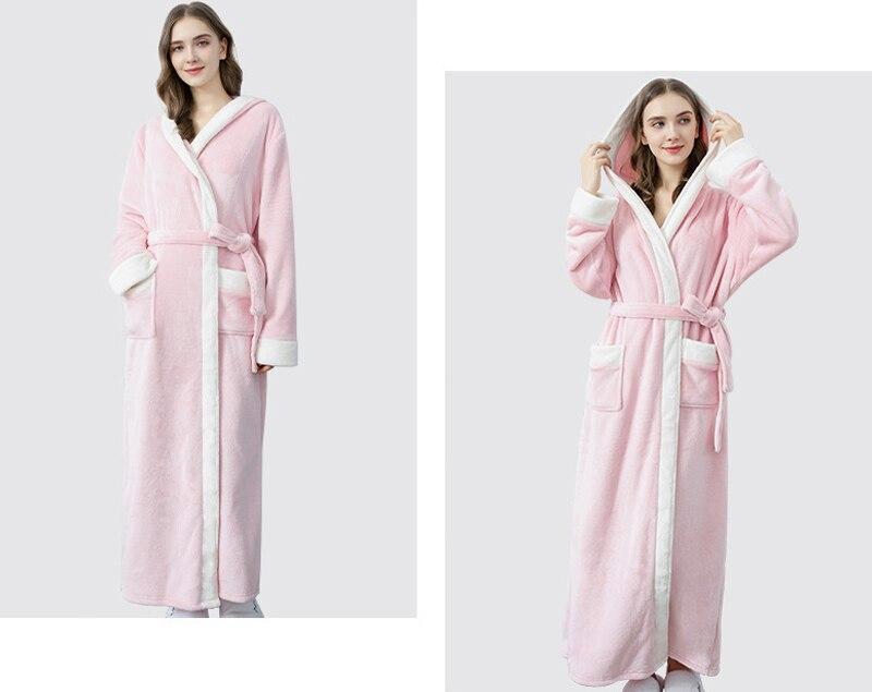 Peignoir Femme Rose Poudré – Image 2