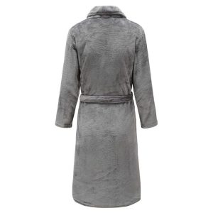 Peignoir soie Gris Femme