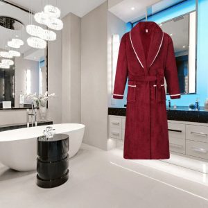 Veste Peignoir Homme – Rouge