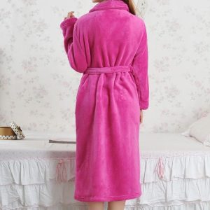 Veste Peignoir Long Flanelle