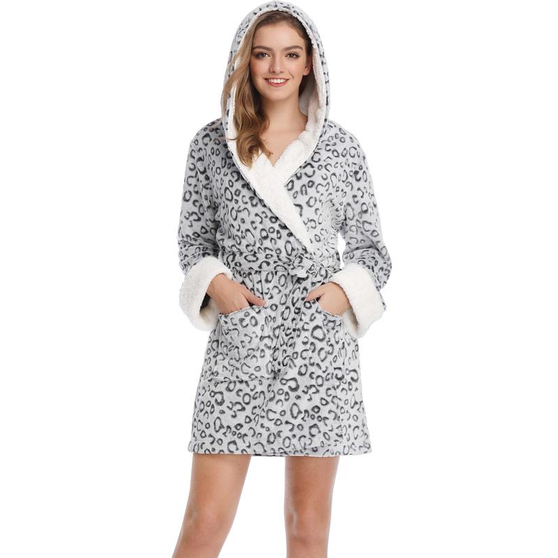 Peignoir Pilou Pilou Court gris – Image 2