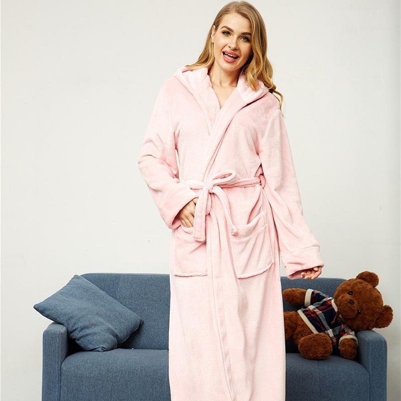 Peignoir soir tissé Rose