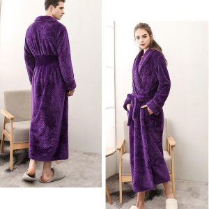 Veste Peignoir Violet Femme