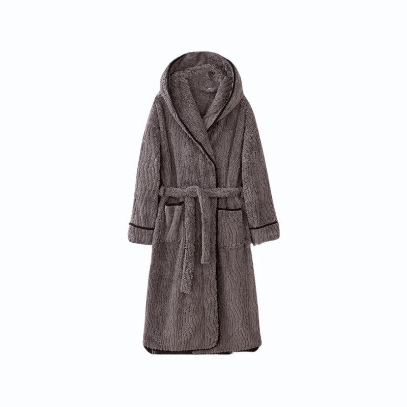 Peignoir de Bain Éponge Homme avec Capuche – Image 3