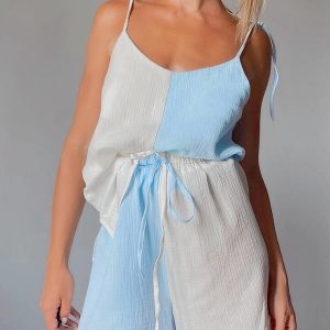 Pyjama Plage Combishort Bicolore