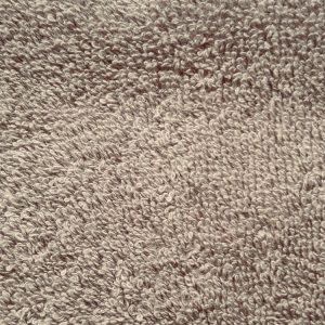 Tissu bouclette éponge au métre, coloris caramel
