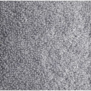 Tissu bouclette éponge au métre, coloris gris perle