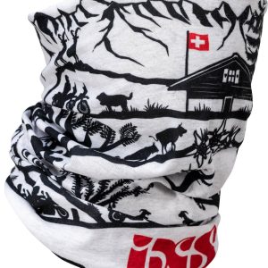 Schlauchtuch Micro weiss-schwarz