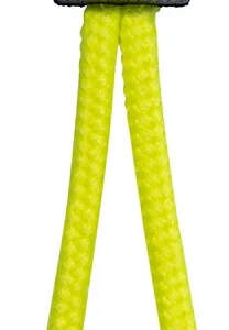 Reissverschlussanhänger-Set gelb fluo