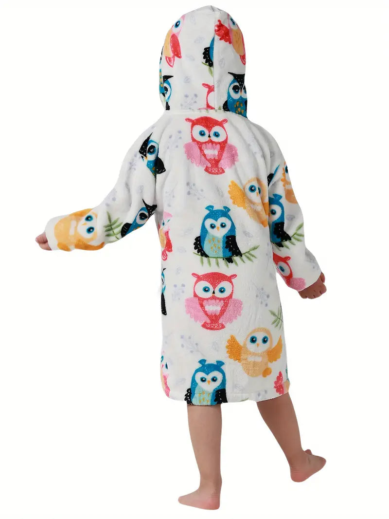 Peignoir de Bain Enfant Blanc a – Image 2