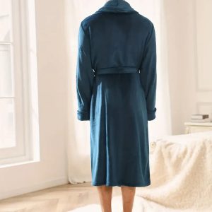 Peignoir Polaire Chaud et Éponge