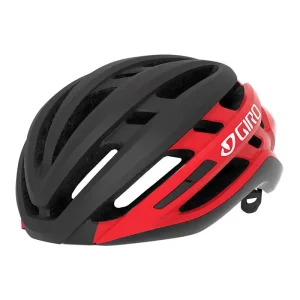 Casque Giro AGILIS Noir Mat Rouge