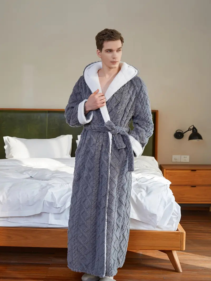 Peignoir à Capuche Épais Éponge – Image 4