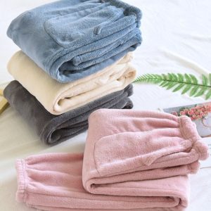 Bas de pyjama polaire femme